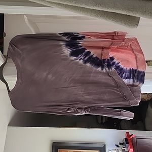 Tie dye long sleeve shirt